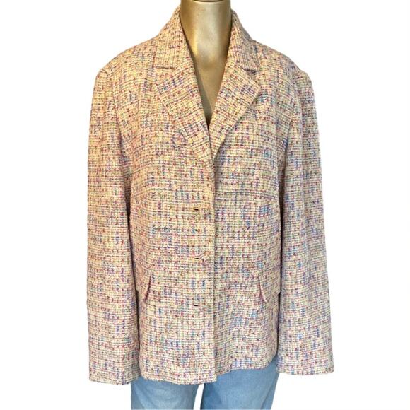 Lane Bryant Blazer Jacket Women Size 14 Regular Multi color - Picture 1 of 8